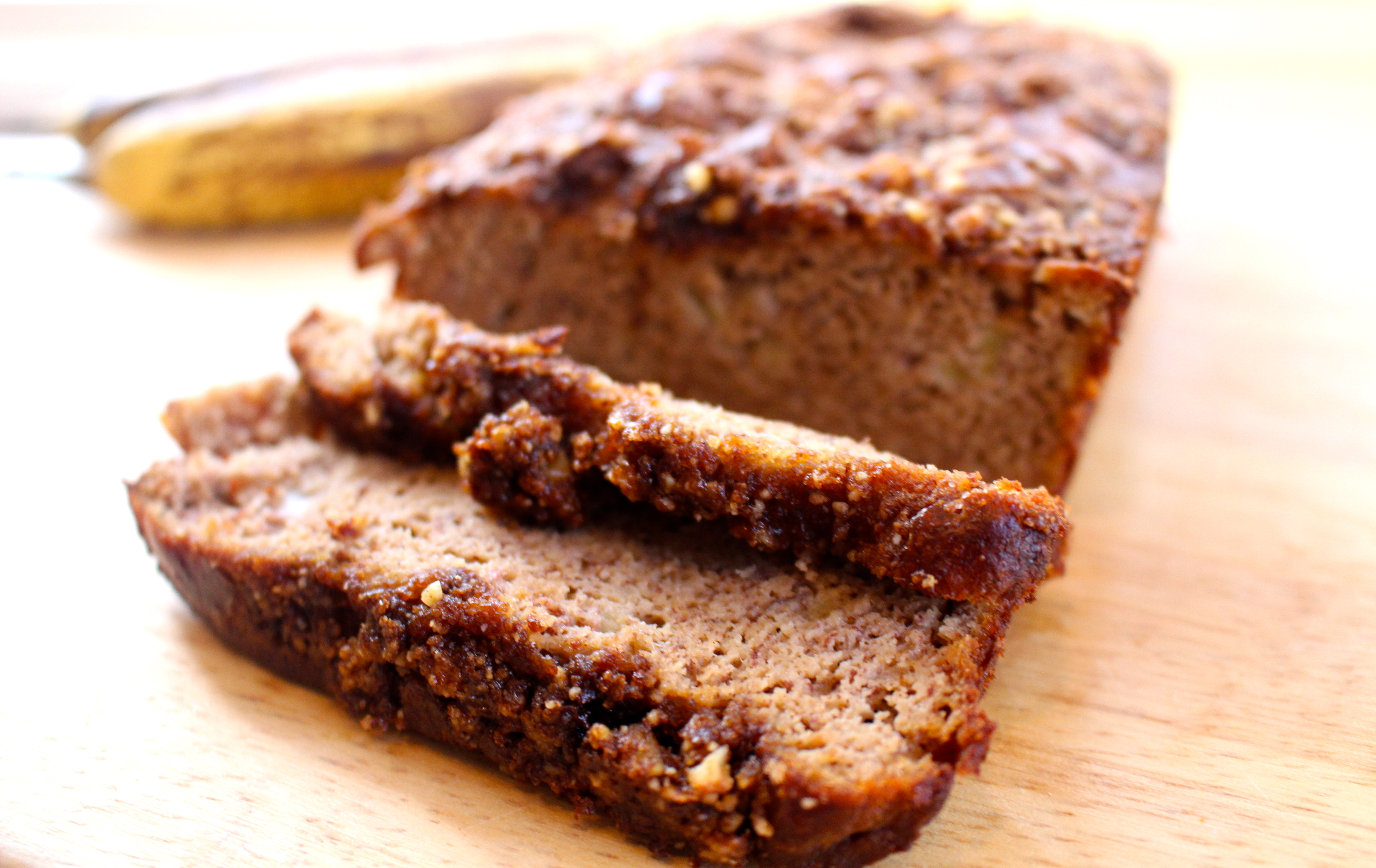 Grain Free Banana Coffee-Cake Bread -