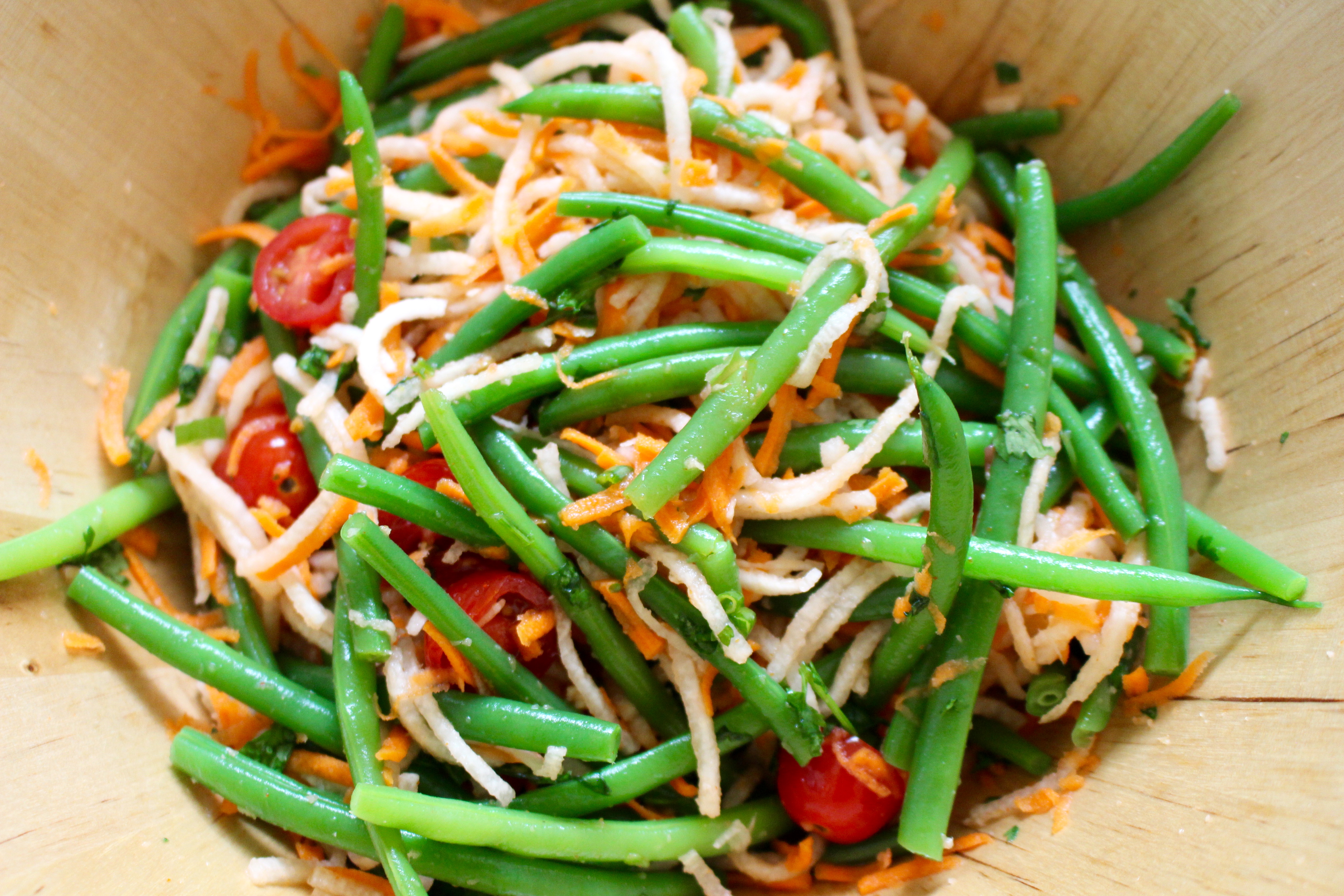 Jicama and Green Bean Salad -